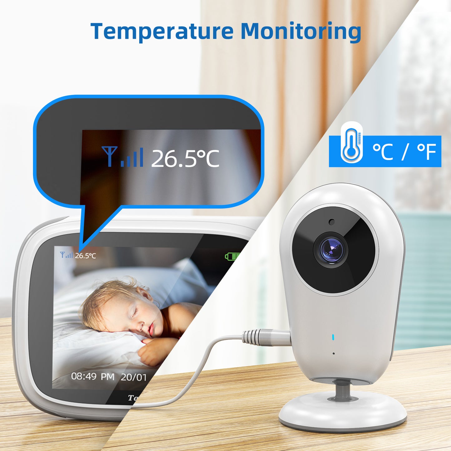 TakTark BM609 Video Baby Monitor