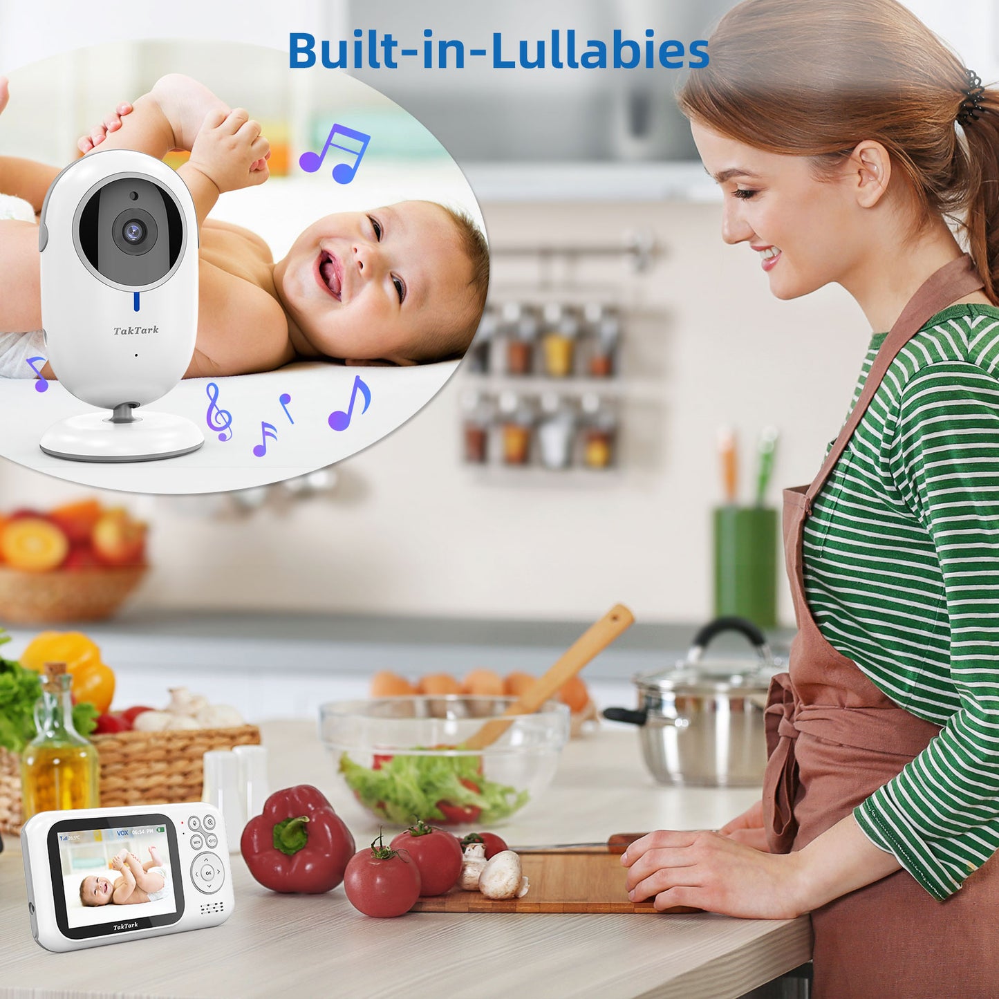 TakTark BM611 Video Baby Monitor