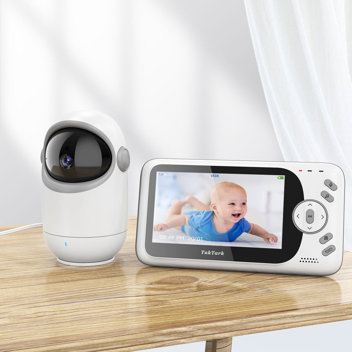 TakTark BM801 Video Baby Monitor