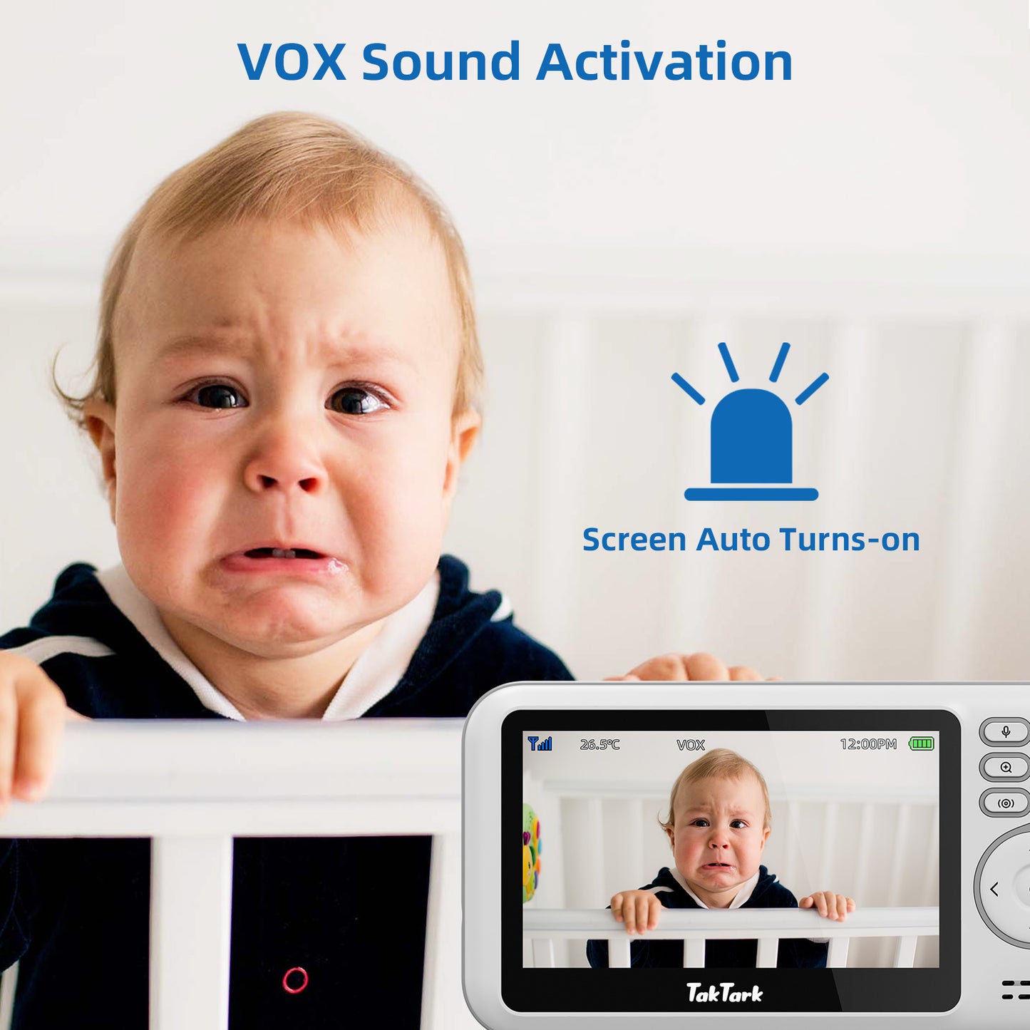 TakTark BM612 Video Baby Monitor