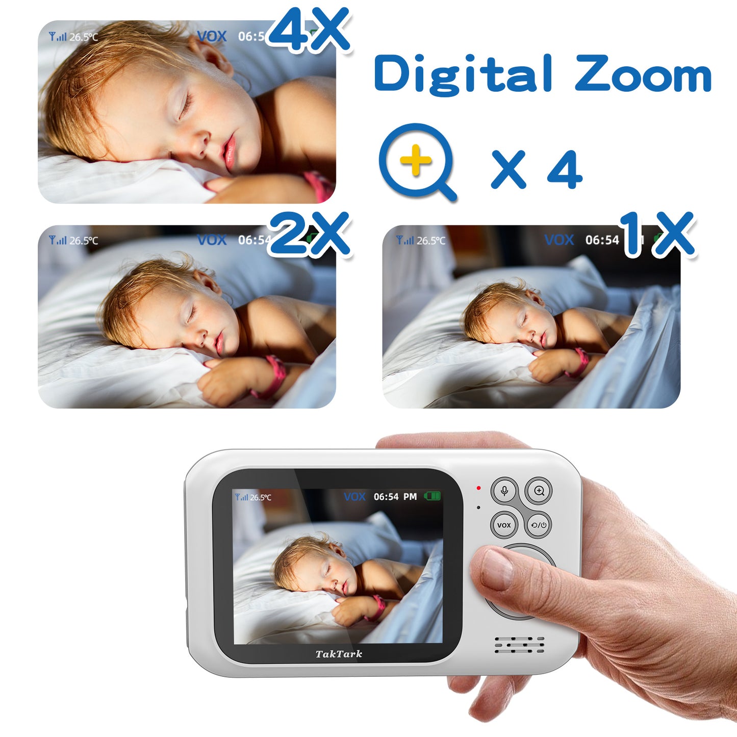 TakTark BM611 Video Baby Monitor