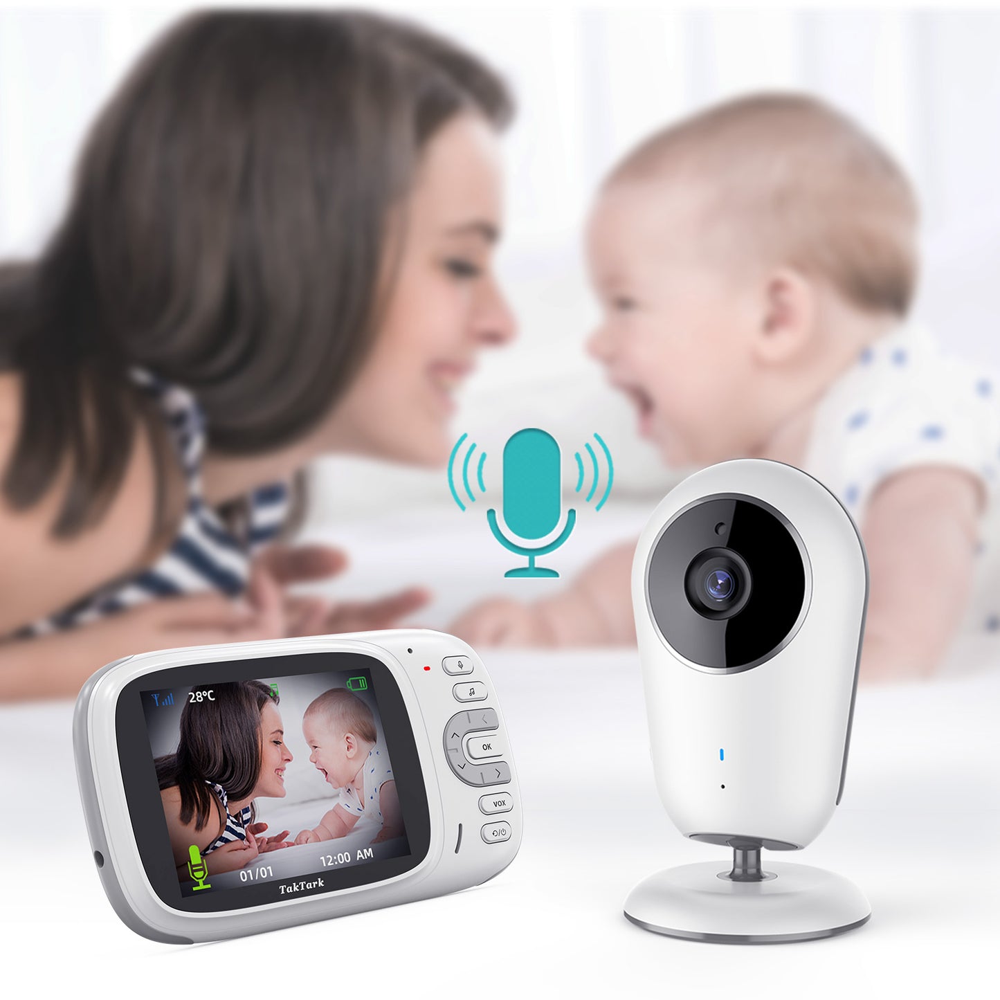 TakTark BM609 Video Baby Monitor